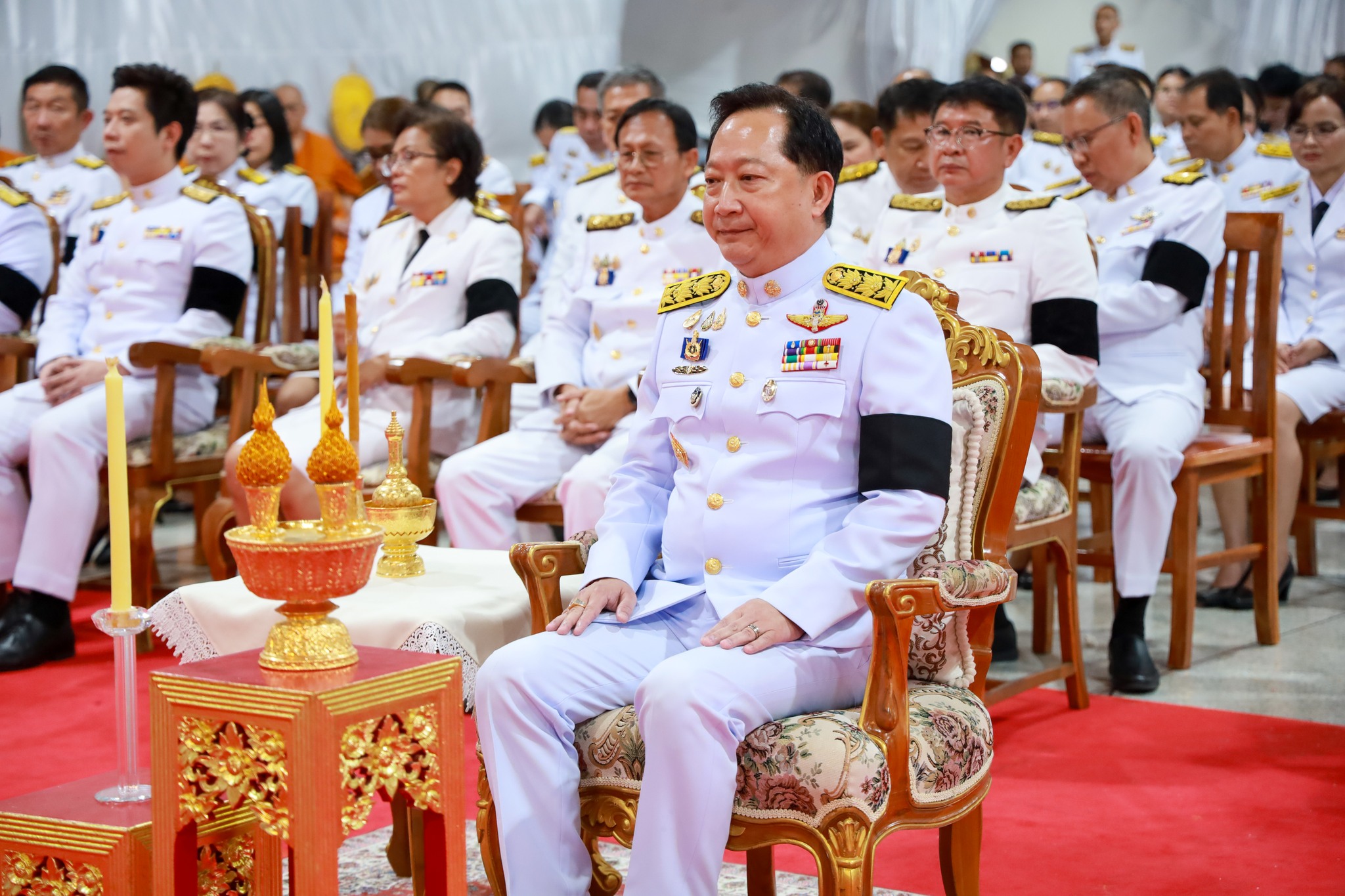 จังหวัดระยอง ประกอบพิธีบำเพ็ญกุศลสัตตมวาร 7 วัน เพื่ออุทิศถวายเป็นพระราชกุศลแด่สมเด็จพระนางเจ้าสิริกิติ์ พระบรมราชินีนาถ พระบรมราชชนนีพันปีหลวง